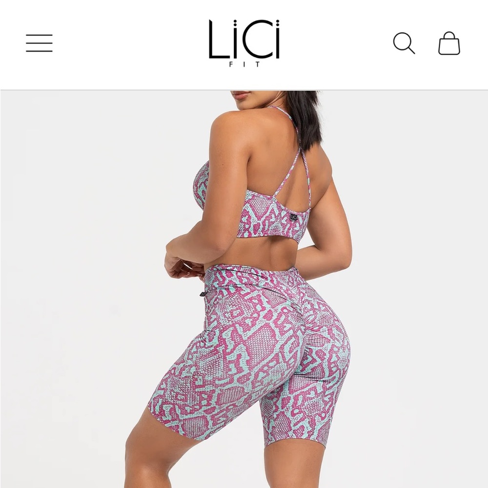 Viper scrunch booty biker shorts